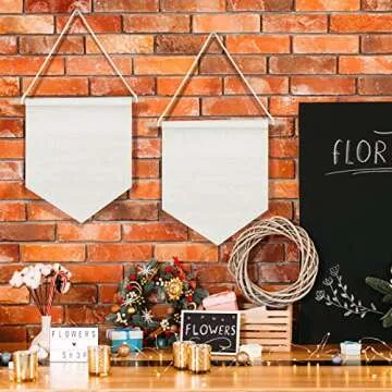 Boao 4 Pcs Boho Classroom Decor Hanging Classroom Decorations Wall Display Banners Elementary Wall Art Banner Welcome to Teacher Gift (Classic,White)