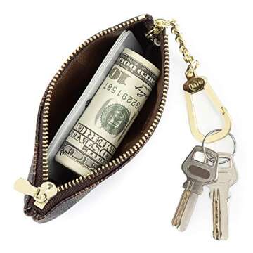 Rauder Luxury Zip Key Chain Pouch for Men & Women