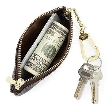 Rauder Luxury Zip Key Chain Pouch for Men & Women