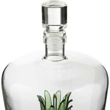 Elegant Tequila Decanter - Agave Plant Design 25 oz