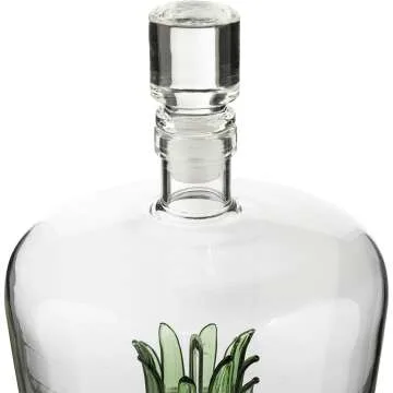 Elegant Tequila Decanter - Agave Plant Design 25 oz