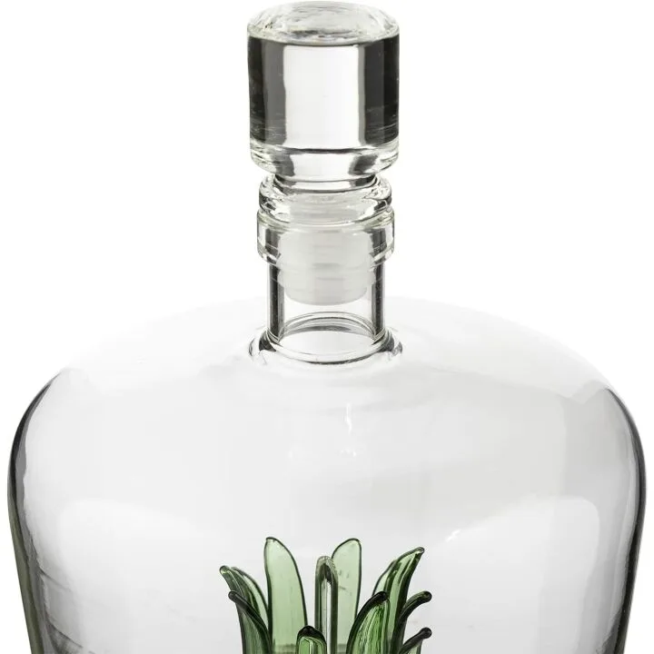 Elegant Tequila Decanter - Agave Plant Design 25 oz