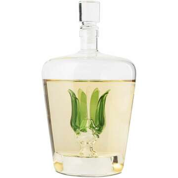 Elegant Tequila Decanter - Agave Plant Design 25 oz