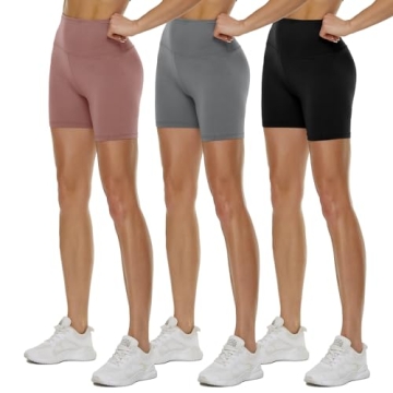 High Waisted Biker Shorts for Women in Multiple Lengths