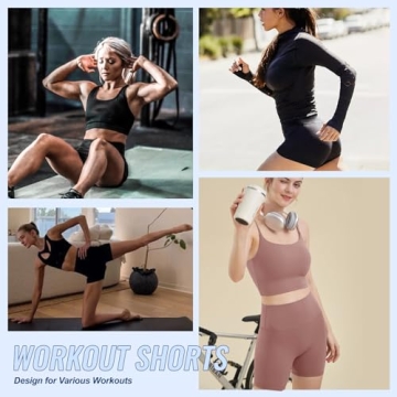 High Waisted Biker Shorts for Women in Multiple Lengths