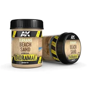 AKI Diorama Effects - Beach Sand 250ml | Realistic Sand Texture for Models