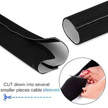 AGPTEK Cable Management Sleeve for Organized Spaces