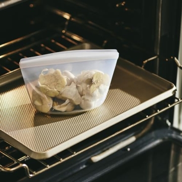 Stasher Silicone Reusable Food Storage Bags, Eco-Friendly 3-Pack