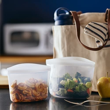 Stasher Silicone Reusable Food Storage Bags, Eco-Friendly 3-Pack