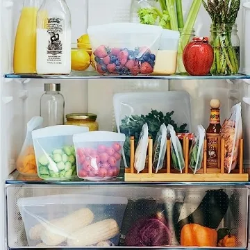 Stasher Silicone Reusable Food Storage Bags, Eco-Friendly 3-Pack