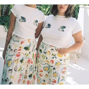 Chloefairy Women's Y2K Crop Top for Summer Fun