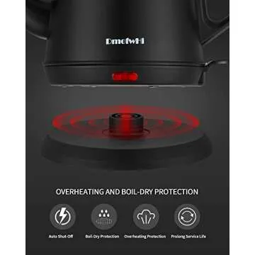 DmofwHi Gooseneck Electric Kettle - 1.0L & 1000W Performance