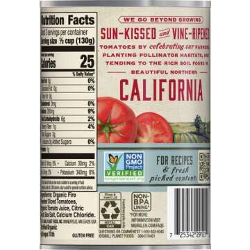 Muir Glen Organic Diced Tomatoes, Fire Roasted, 14.5 oz.
