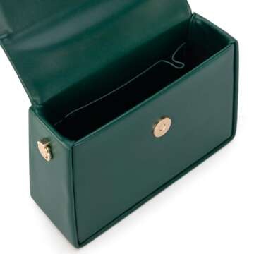 Milan Chiva Mini Purse - Chic Green Bee Handbag for Women