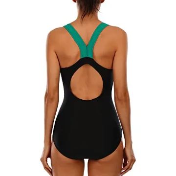 Stylish Athletic One Piece Bathing Suit for Women