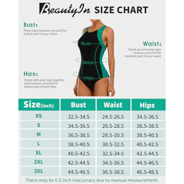 Stylish Athletic One Piece Bathing Suit for Women