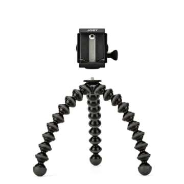 GripTight GorillaPod Stand PRO: Premium Clamping Mount and Tripod with Universal Smartphone Compatibility for iPhone SE to iPhone 8 Plus, Google Pixel, Samsung Galaxy S8 and More