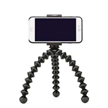 GripTight GorillaPod Stand PRO: Premium Clamping Mount and Tripod with Universal Smartphone Compatibility for iPhone SE to iPhone 8 Plus, Google Pixel, Samsung Galaxy S8 and More