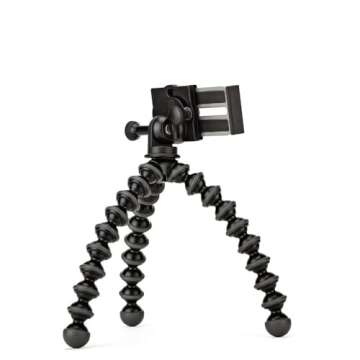 GripTight GorillaPod Stand PRO: Premium Clamping Mount and Tripod with Universal Smartphone Compatibility for iPhone SE to iPhone 8 Plus, Google Pixel, Samsung Galaxy S8 and More