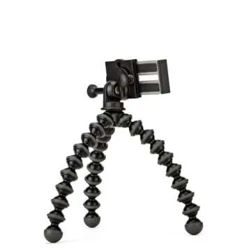 GripTight GorillaPod Stand PRO: Premium Clamping Mount and Tripod with Universal Smartphone Compatibility for iPhone SE to iPhone 8 Plus, Google Pixel, Samsung Galaxy S8 and More