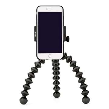 GripTight GorillaPod Stand PRO: Premium Clamping Mount and Tripod with Universal Smartphone Compatibility for iPhone SE to iPhone 8 Plus, Google Pixel, Samsung Galaxy S8 and More