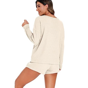 PrinStory Women's Pajama Set for Comfortable Loungewear