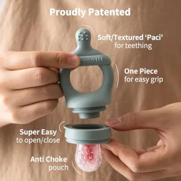 SAMiGO Baby Food Feeder and Popsicle Mold Set for Infants