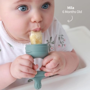 SAMiGO Baby Food Feeder and Popsicle Mold Set for Infants