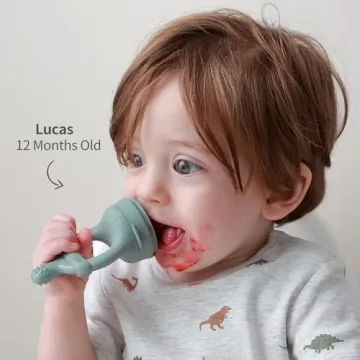 SAMiGO Baby Food Feeder and Popsicle Mold Set for Infants