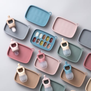 SAMiGO Baby Food Feeder and Popsicle Mold Set for Infants