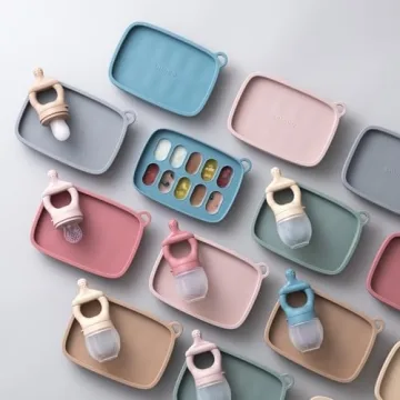 SAMiGO Baby Food Feeder and Popsicle Mold Set for Infants