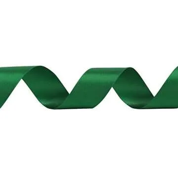 LaRibbons 50 Yards Double Face Satin Ribbon for Craft Gifts