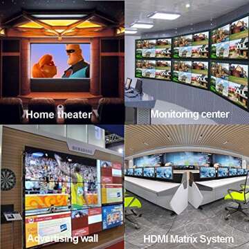 CENTROPOWER BNC to HDMI Converter Full HD 4K CVI/TVI/AHD+CVBS,1080p/720p/4K/8MP/5MP/4MP/3MP HDMI Converter Adapter for Monitor HDTV DVRs