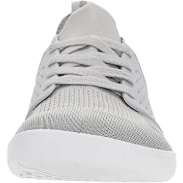 WHITIN Women's Minimalist Barefoot Low Zero Drop Shoes Female Sneakers Width Ladies Size 10 Wide Toe Box Walking Trail Running Wider Non Slip Light Grey 41