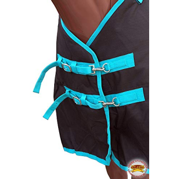 HILASON Winter Waterproof Horse Blanket | Durable Belly Wrap