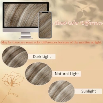 Full Shine Tape In Hair Extensions 14 Inch Ombre Style