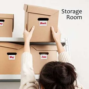 Durable Clip-On Label Holders for Organization, 50pcs Included