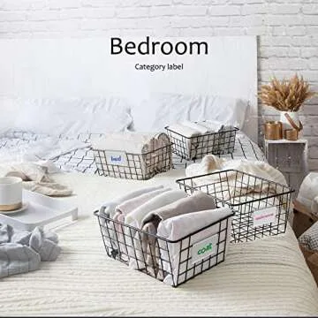 Durable Clip-On Label Holders for Organization, 50pcs Included