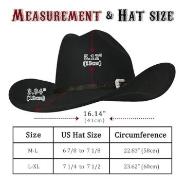 Stylish FLUFFY SENSE Cowboy Hat for Men and Women