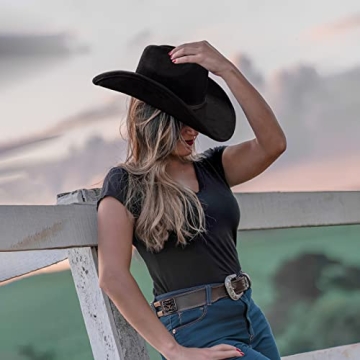 Stylish FLUFFY SENSE Cowboy Hat for Men and Women