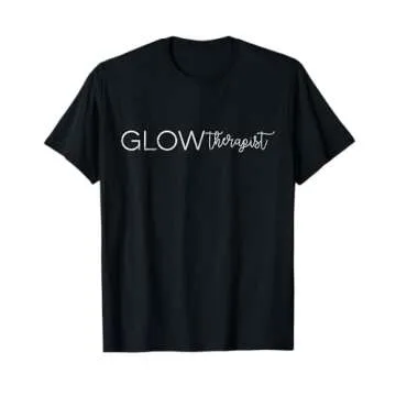 Vintage Glow Therapist Skincare Lover Skin Esthetician T-Shirt