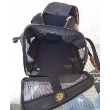 Sherpa Pet Carrier - Medium - Black - Pet Travel Comfort