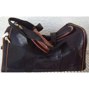 Sherpa Pet Carrier - Medium - Black - Pet Travel Comfort