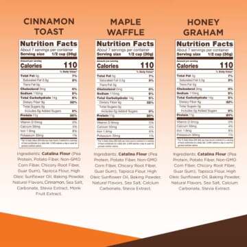 Catalina Crunch Keto Protein Cereal Variety Pack (6 Flavors) | Low Carb, Zero Sugar, Gluten Free, Fiber | Keto Snacks, Vegan Snacks, Protein Snacks | Keto Friendly Food