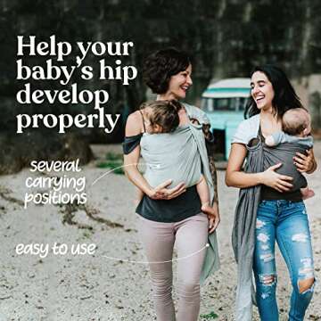 Nalakai Ring Sling Baby Carrier for Comfort and Bonding