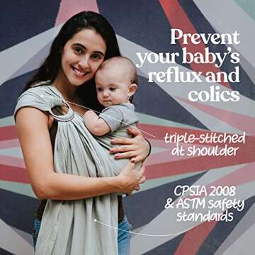 Nalakai Ring Sling Baby Carrier for Comfort and Bonding