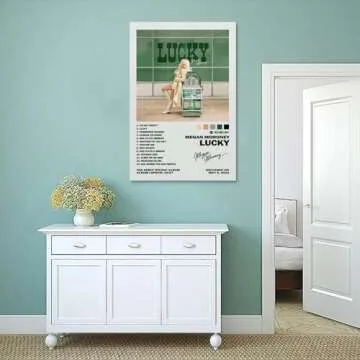 Megan Moroney Lucky Poster Canvas Art Painting Decor Wall Posters Bedroom Gym Decorative 12x18inch(30x45cm)
