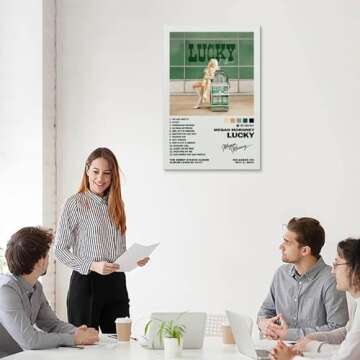 Megan Moroney Lucky Poster Canvas Art Painting Decor Wall Posters Bedroom Gym Decorative 12x18inch(30x45cm)