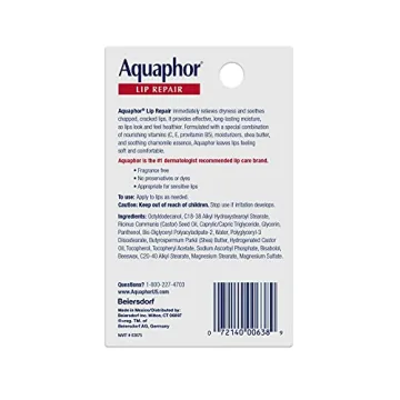 Aquaphor Lip Repair Dry, Chapped Lip Balm - Ultimate Hydration