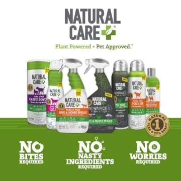 Natural Care Flea and Tick Spray for Dogs - Flea & Tick Treatment for Dogs - Flea & Tick Killer with Certified Natural Oils - 14 Ounces